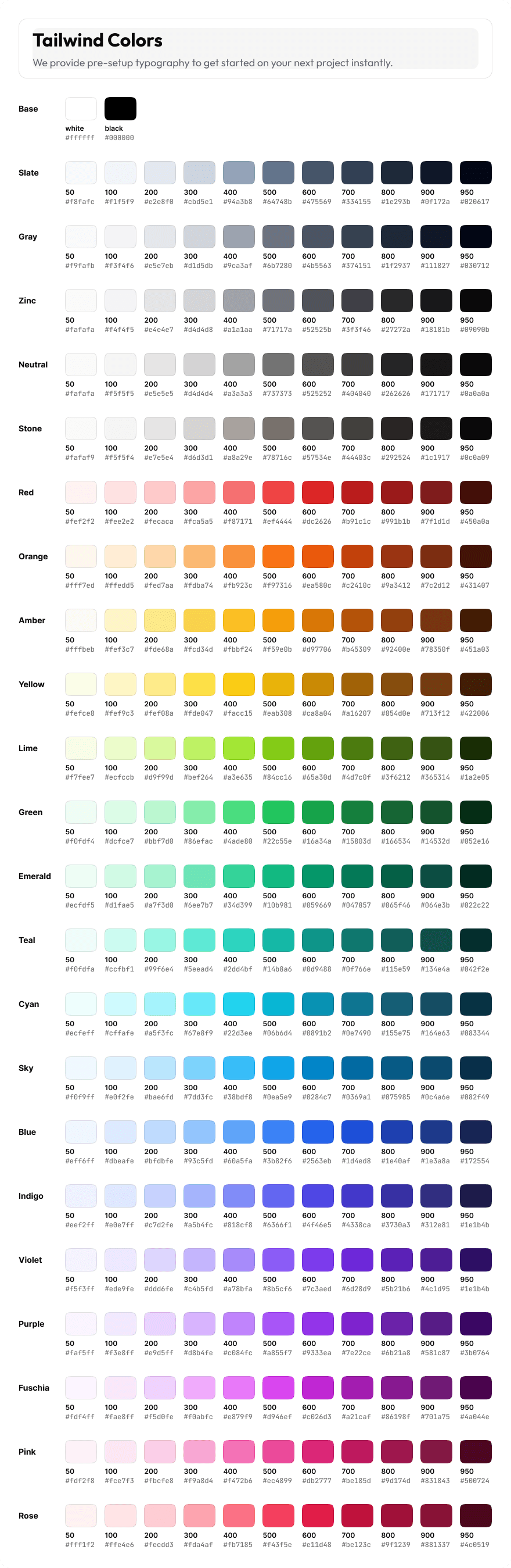Color Tokens — design foundation
